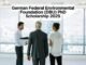 How To Apply: German Federal Environmental Foundation (DBU) PhD Scholarship 2025 Fall Intake | Eligibility, Deadline